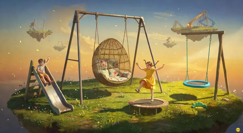 Oprema za igranje na otvorenom: Ljuljaške i tobogani