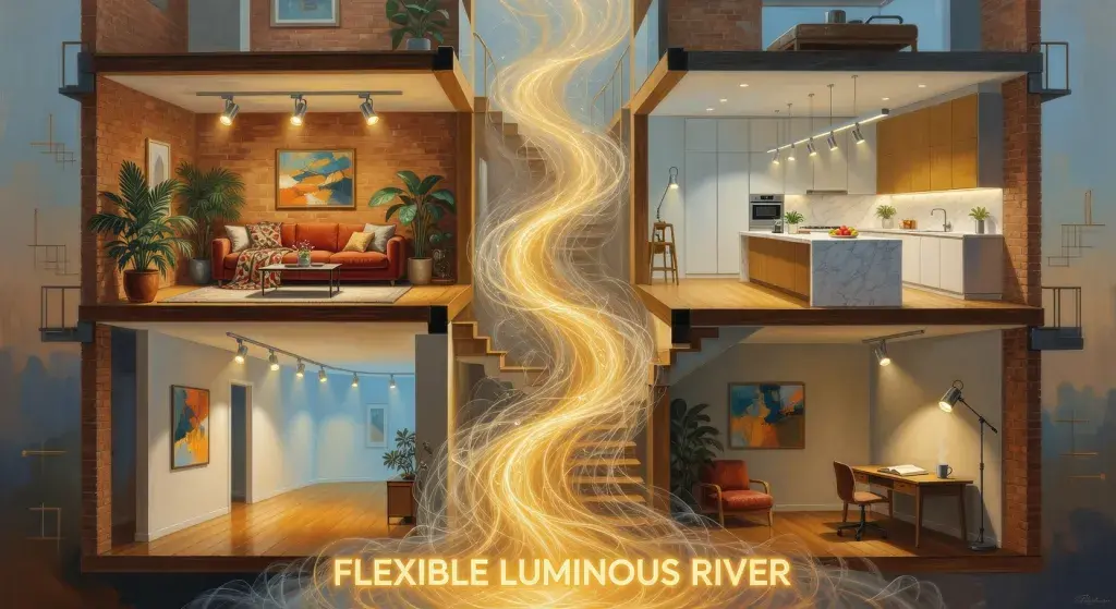 Sistemi šinske rasvete: Fleksibilno osvetljenje prostorija